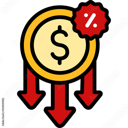 price down icon