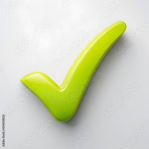 Green check mark symbol icon vector graphic illustration for design element use