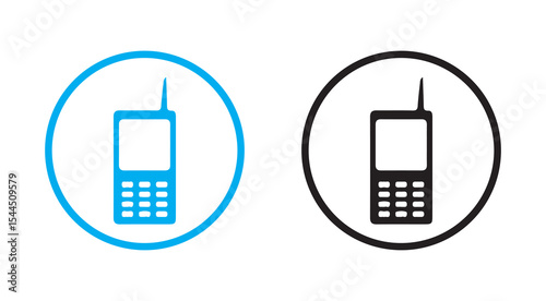 vector illustration of a mobile phone