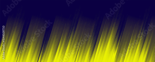 Yellow halftone on blue background. Vector dotted sparkles or halftone shine pattern texture Pop Art Style Background vector eps 10