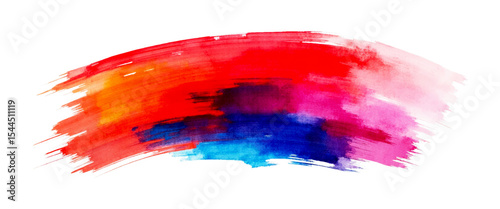 Vector abstract watercolor colorful brush ink background 