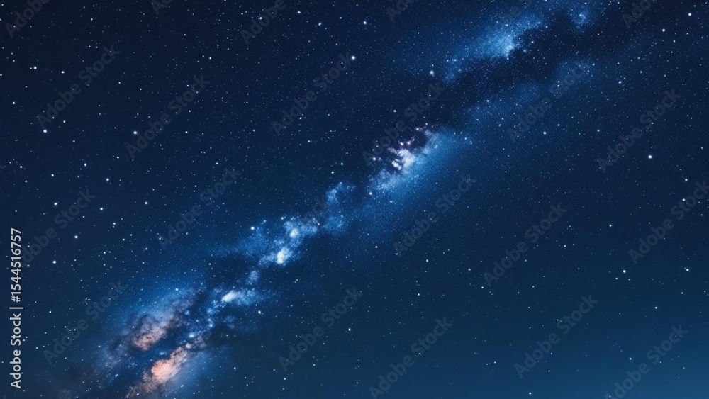 Fototapeta premium night stars with milky way