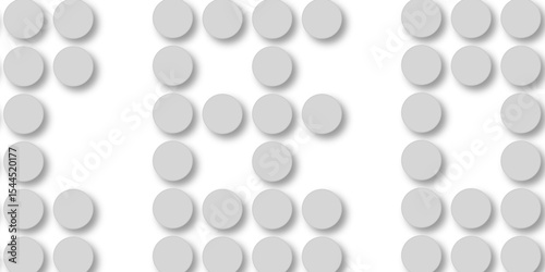 Grey tiles wall. round marble textures, ball tiles. Top view pavement circle block gray texture with seamless patterns floor background. Air Bubble wrap texture background. Textured Background.