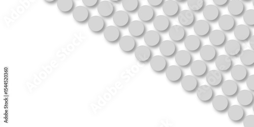Grey tiles wall. round marble textures, ball tiles. Top view pavement circle block gray texture with seamless patterns floor background. Air Bubble wrap texture background. Textured Background.