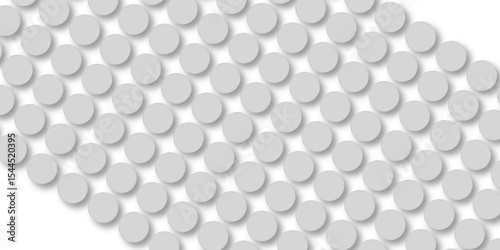 Grey tiles wall. round marble textures, ball tiles. Top view pavement circle block gray texture with seamless patterns floor background. Air Bubble wrap texture background. Textured Background.