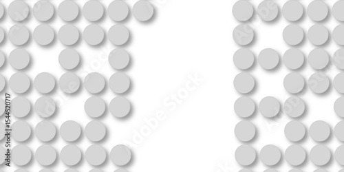 Grey tiles wall. round marble textures, ball tiles. Top view pavement circle block gray texture with seamless patterns floor background. Air Bubble wrap texture background. Textured Background.