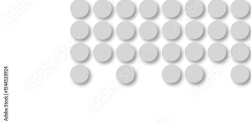 Grey tiles wall. round marble textures, ball tiles. Top view pavement circle block gray texture with seamless patterns floor background. Air Bubble wrap texture background. Textured Background.