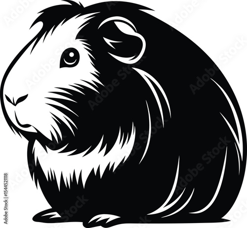 Collection of silhouettes of animals: lion, deer, horse, dog, cat, wolf, snail, bear, butterfly 
