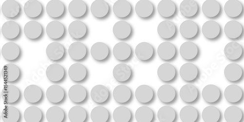 Grey tiles wall. round marble textures, ball tiles. Top view pavement circle block gray texture with seamless patterns floor background. Air Bubble wrap texture background. Textured Background.