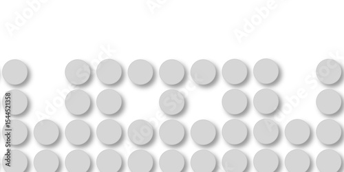 Grey tiles wall. round marble textures, ball tiles. Top view pavement circle block gray texture with seamless patterns floor background. Air Bubble wrap texture background. Textured Background.