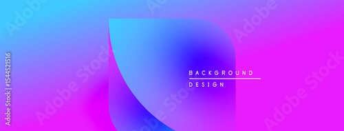 Abstract gradient background. Blue, purple hues blend smoothly. Minimalist design with text element, modern aesthetic.