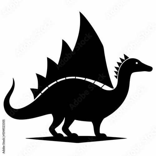 vector illustration of a dinosaur