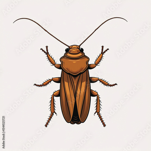 vector illustration of a bug
