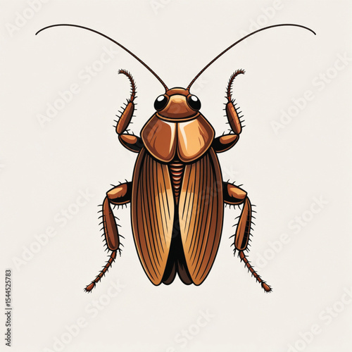 vector illustration of a bug