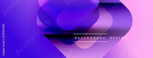 Abstract purple, pink gradients form flowing shapes. Modern design elements create dynamic visual texture. Background includes text background, design.