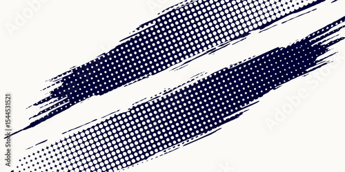 Dots halftone white and blue color pattern gradient grunge texture background. Dots pop art comics sport style vector illustration. EPS10