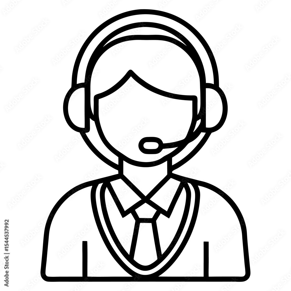 Customer Service Representative – Vector Illustration for Support, Call Center, and Communication Concepts
Customer Service Representative – Vector Illustration for Support, Call Center, and Communication Concepts