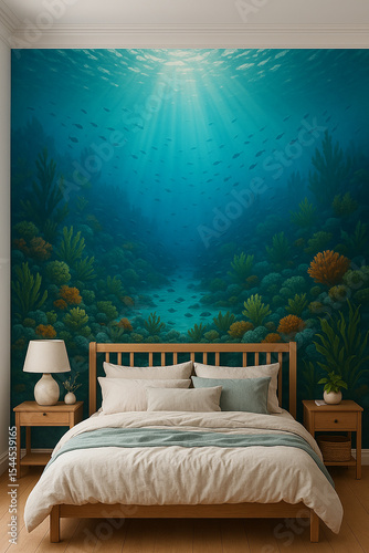 bedroom in the morning