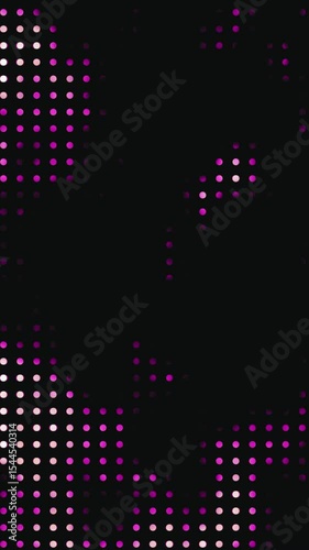 vector illustration of a glowing dots background