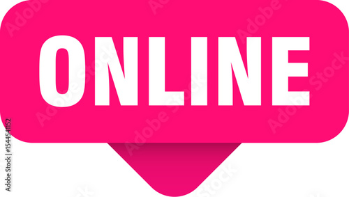 online sticker. online sign on transparent background