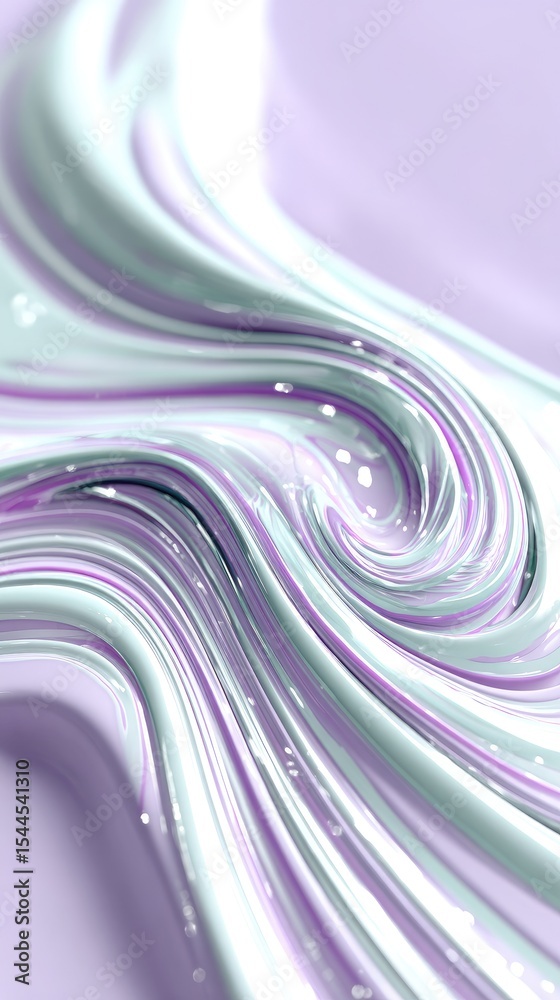 Fototapeta premium Abstract fluid pastel colors design