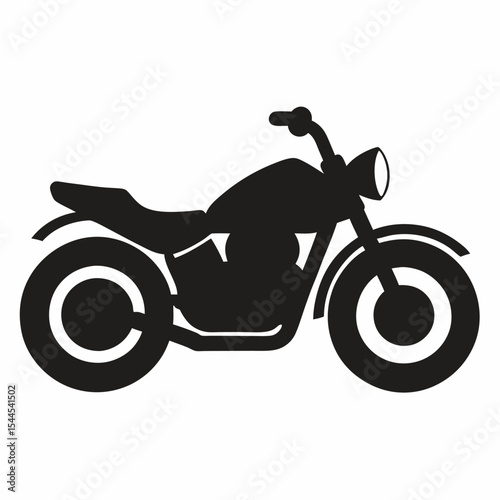vector illustration of a motorcycle
