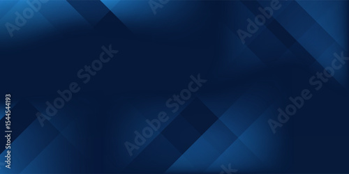 Abstract dark navy blue silver abstract pattern background. Geometric shape. Line triangle angle fold polygon diamond simple abstract modern