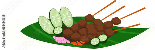 Indonesian Food Illustration