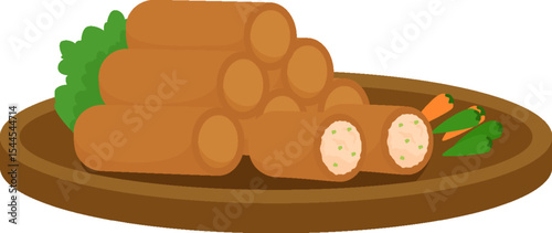 Indonesian Food Illustration