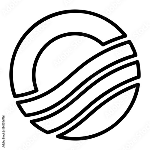 abstract Line Icon