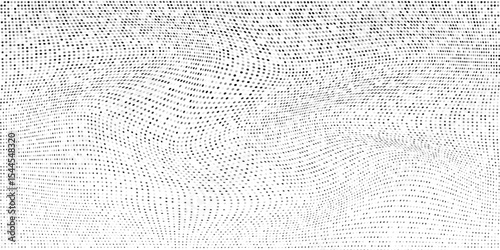 Art dotted halftone gradient texture. Vanishing polka dot background. Repeating dots modern