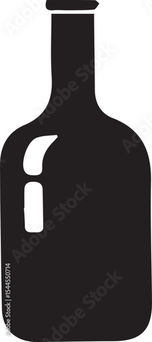 vector illustration of a bottle of water