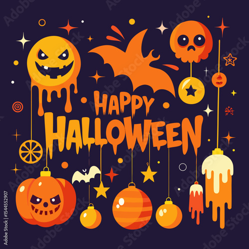 halloween vector illustration