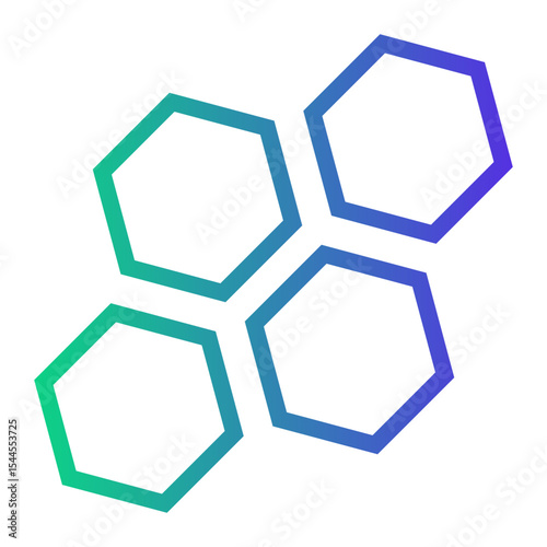 abstract Line Gradient Icon