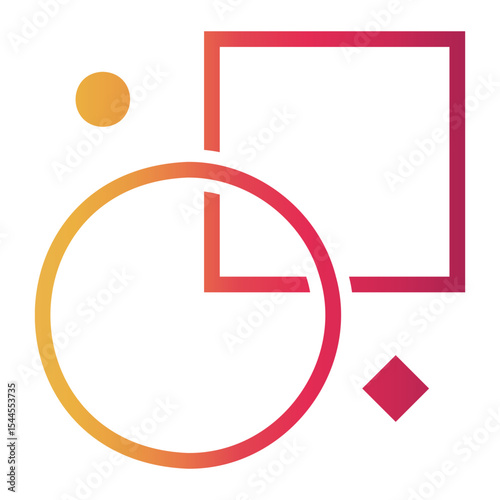 abstract Line Gradient Icon