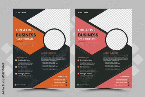 Modern Creative Business Flyer Template, Professional Corporate Flyer Design for Agencies, Multipurpose Business Flyer | Stylish Layout Design, Creative Marketing Flyer Template | Ready to Print, Busi