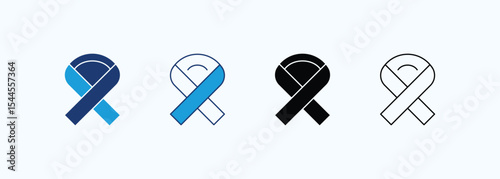 Awareness Icon Set Multiple Style Collection