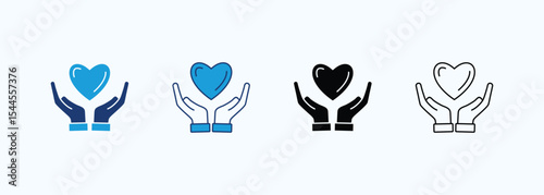 Humanitarian Icon Set Multiple Style Collection