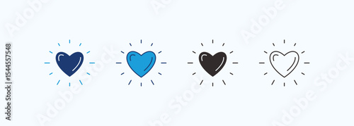Charity Icon Set Multiple Style Collection