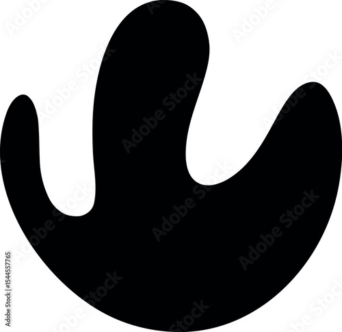 Illustration of download free abstract black shape vector design element for creative projects and graphic design needs vector