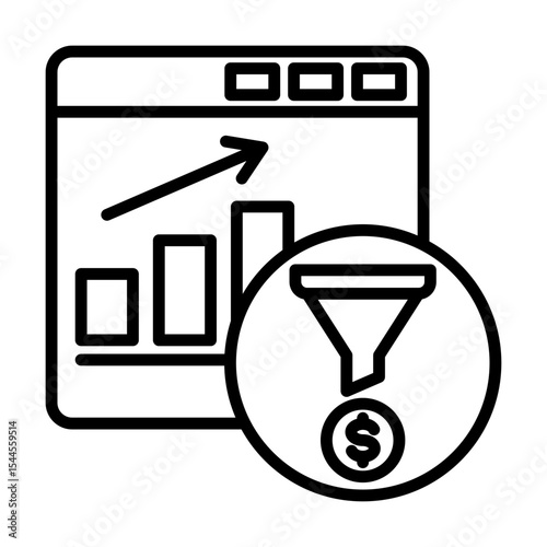 Conversion Rate Optimization Digital Marketing Type Single icon