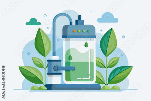 eco water purifier pump transparent