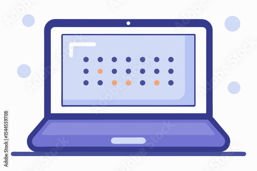 laptop braille display screen setup