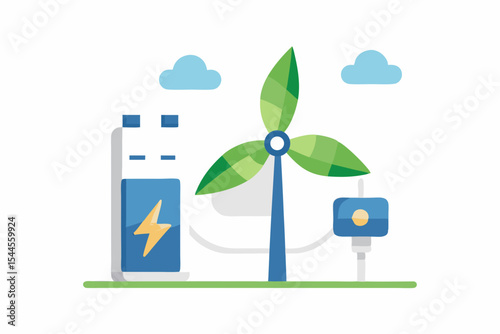 wind turbine usb charger folded blades eco