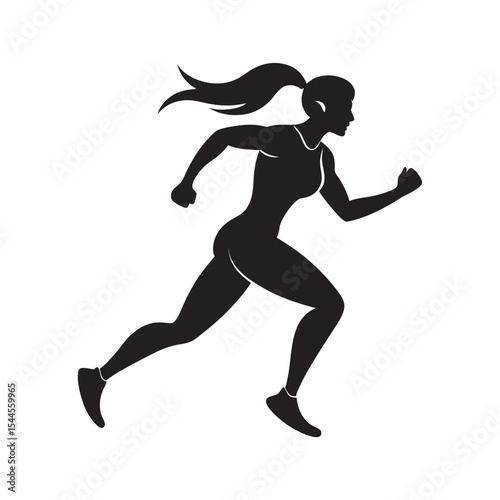 runners vector illustration