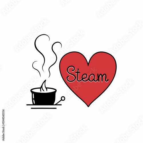 cup of coffee with heart