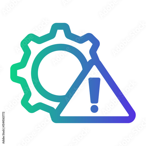 notification Line Gradient Icon