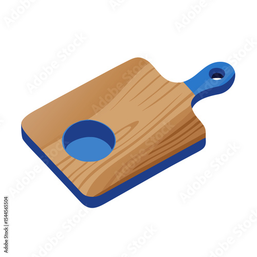 cutting board isolated on white