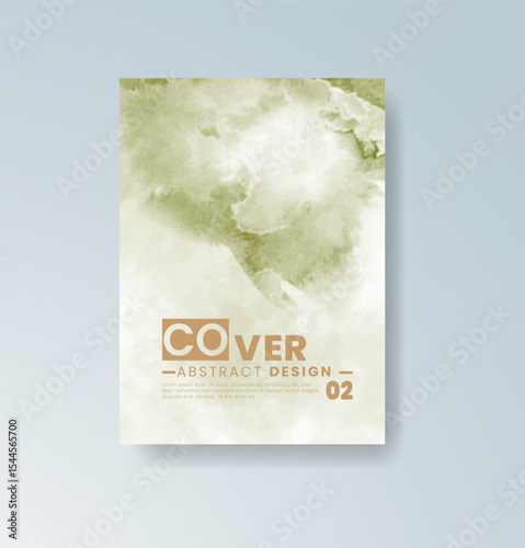 Cards with watercolor background. Design for your cover, date, postcard, banner, logo.