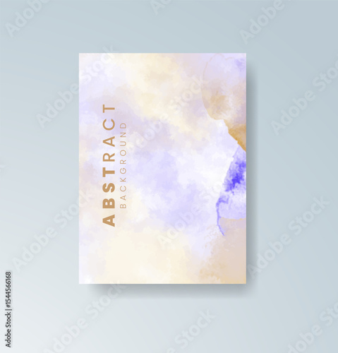 Cards with watercolor background. Design for your cover, date, postcard, banner, logo.